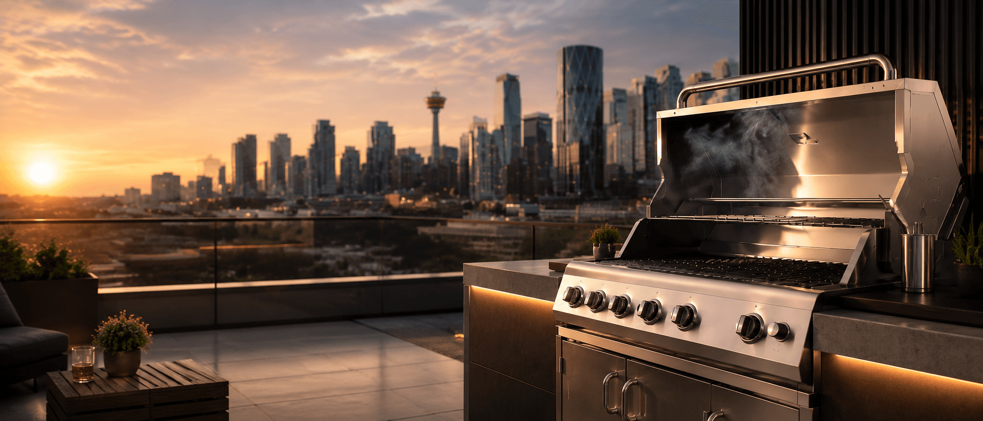 Professional BBQ grill cleaning in Calgary